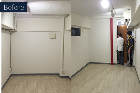 モダンシンプルインテリア工事前