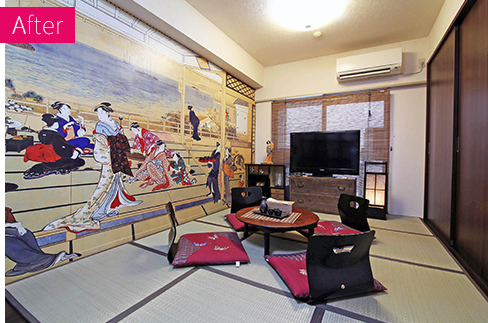 和風インテリア施工後